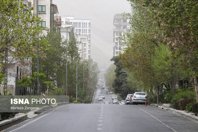 تداوم وضعیت نارنجی هوای تهران