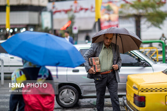 پیش‌بینی ۵ روز رگبار و وزش باد شدید